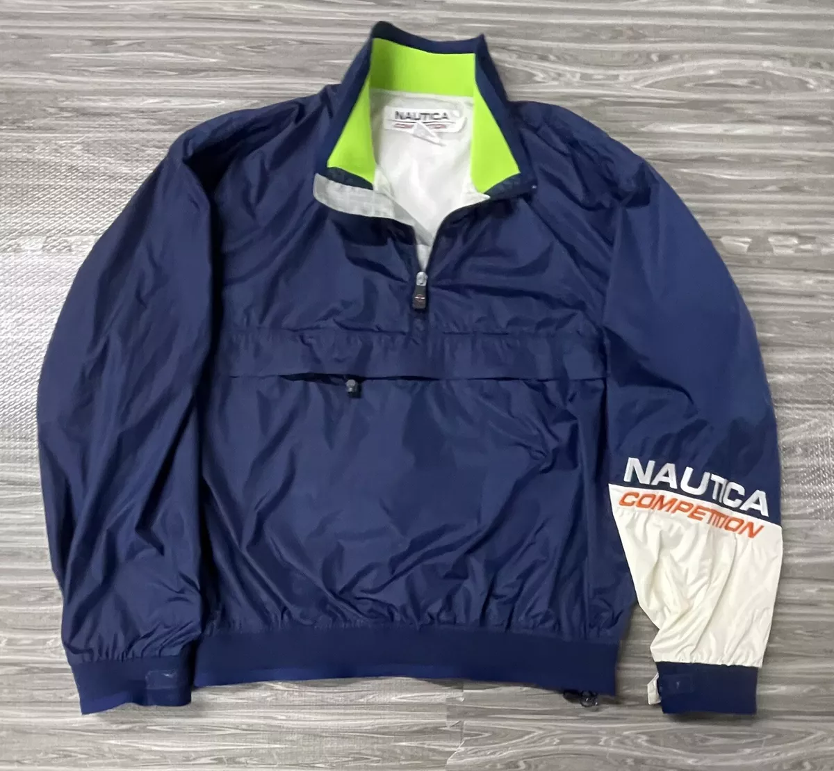 Vintage Nautica Competition Winbreaker Jacket Nautex Water Performance Men s L