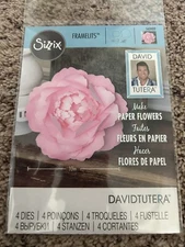 Sizzix Framelits David Tutera Large Peony NEW