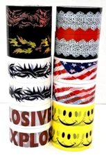 Lot Of 12 Phat 2"x30Yds Hockey Shin Guard Tape- USA Variety Pack