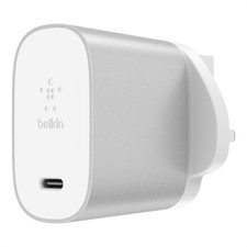 Belkin Boost Charge 27W PD USB-C Home Wall Mains Fast Charger - White