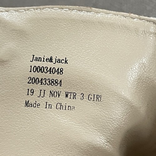 Janie And Jack Leopard Print Bootie Peach Side Zip Girl’s Size 4K EU 36 - Bild 8 von 9