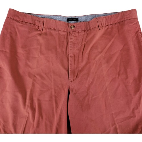 Club Room khaki Chino Shorts Herren 44 pink 100 % Baumwolle vorne flach Freizeit Golf - Bild 3 von 6