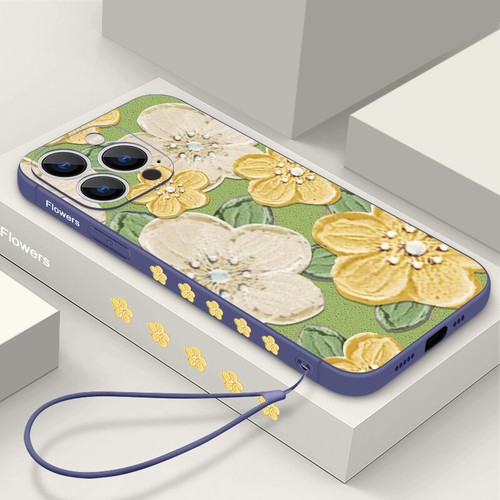 Ultra Thin For iPhone 15 Pro Max 14 13 12 11 XR 7 8 Shockproof Flower Case Cover - Picture 11 of 18