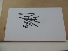 RORY  WATSON    - ACTIVE / RETIRED PLAYERS - ALL LEAGUES -AUTOGRAPHED CARD