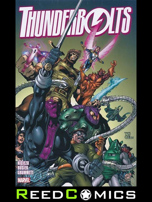 THUNDERBOLTS OMNIBUS VOLUME 3 HARDCOVER TOM GRUMMET CIVIL WAR DM VARIANT COVER