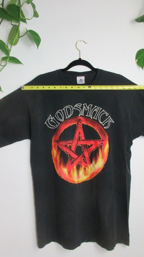 Godsmack US Tour Long Sleeve Vintage 90s Tee - Picture 14 of 18