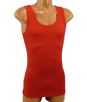 Angelo Litrico Herren Tanktop Größe  2XL rot Baumwolle T-Shirt Hemd - Bild 1 von 4