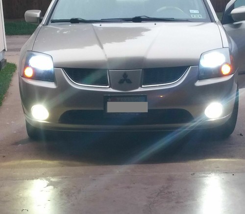 Kit de luces antiniebla LED Halo Angel Eye para Mitsubishi Galant 2004-2009  - Imagen 1 de 11