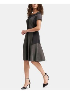 Dkny Striped Boat Neck Short Sleeve Dress Ebay Striped Boat Neck Short Sleeve Dress