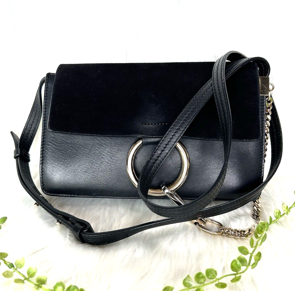 Chloe FAYE SMALL ショルダーバッグ ブラック Chloé FAYE Small Shoulder Crossbody Bag Black | eBay