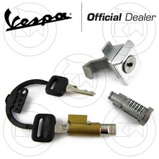 KIT 3 SERRATURE COMPLETA BAULETTO SELLA BLOCCASTERZO PIAGGIO VESPA PX 125 150
