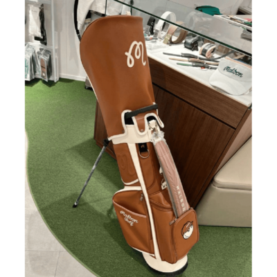 Malbon ゴルフバッグ Malbon Golf Malbon Caddy Bag Brown Brown Malbon New free