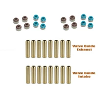 SuperTech Exhaust / Intake Valve Stem Seal / Valve Guide Set For Acura B17A/B16A