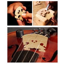 nowy 10 szt. wysokiej jakości mostek skrzypcowy 4/4 pełnowymiarowy skrzypiec część standardowy most