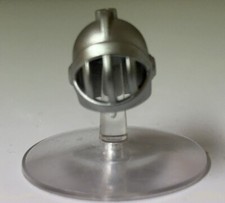 Lego minifigures - Silver Medieval Knight Armet Helmet - Knights Kingdom Helmet