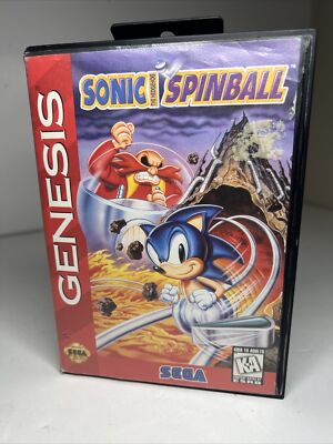 Sonic The Hedgehog Spinball for Sega Genesis - No Manual