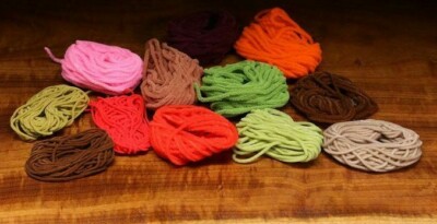 Ultra Chenille Hareline 3mm, 5yard Material je Spule, 7 FLUO Farben Auswahl