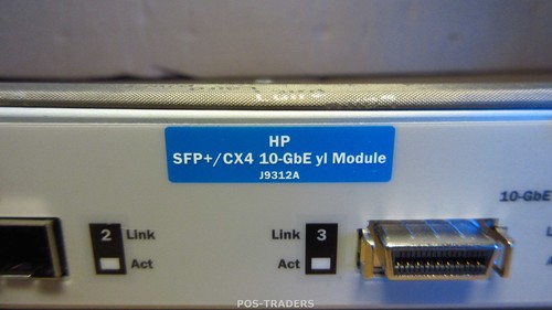 HP J9312A 10GBE 2-PORT SFP+ / 2-PORT CX4 YL Module FROM J9310A 3500-24G-PoE+ YL - Afbeelding 2 van 5