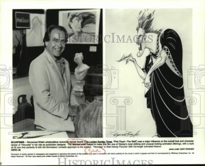 1998 Press Photo Cartoonist Gerald Scarfe, production designer for
