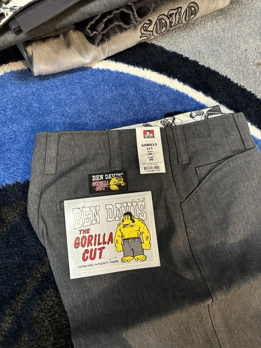 Vintage Ben Davis Gorilla Cut Baggy Wide Deadstock 30x30 Vintage Ben Davis Gorilla Cut Baggy Wide Deadstock 30x30