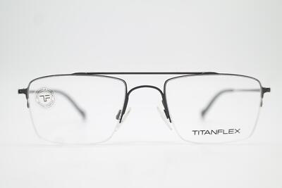 Brille TITANFLEX 820796 Metallic Halbrand Brillengestell eyeglasses Neu