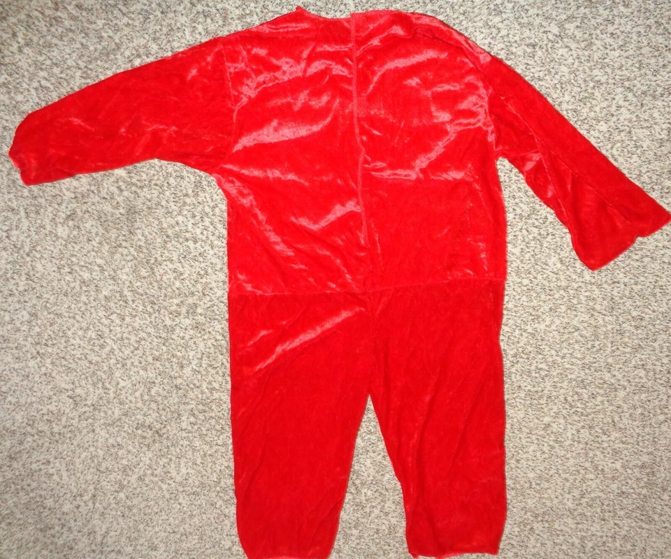 Dr Seuss Thing 1 or 2 Costume Jumpsuit Fuzzy Headband Size Small 4-6 - Image 3 of 3