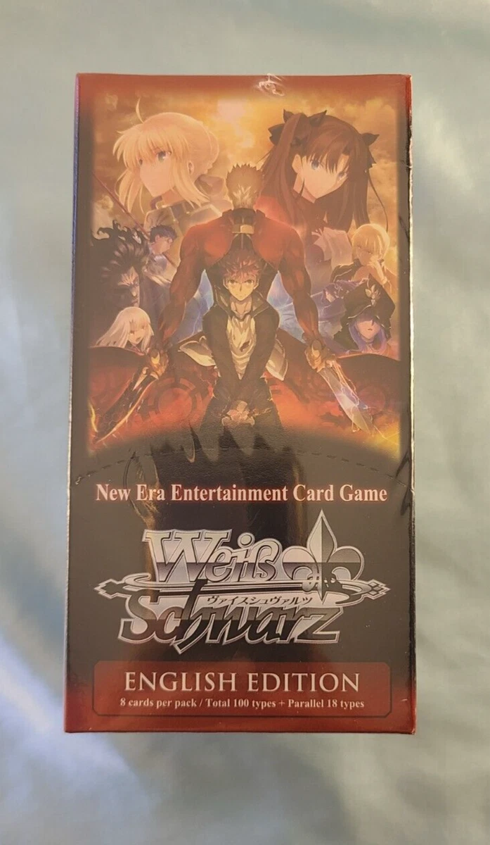 WeiB (Weiss) Schwarz Booster Box Fate Stay Unlimited Blade Works 2  *New/Sealed*