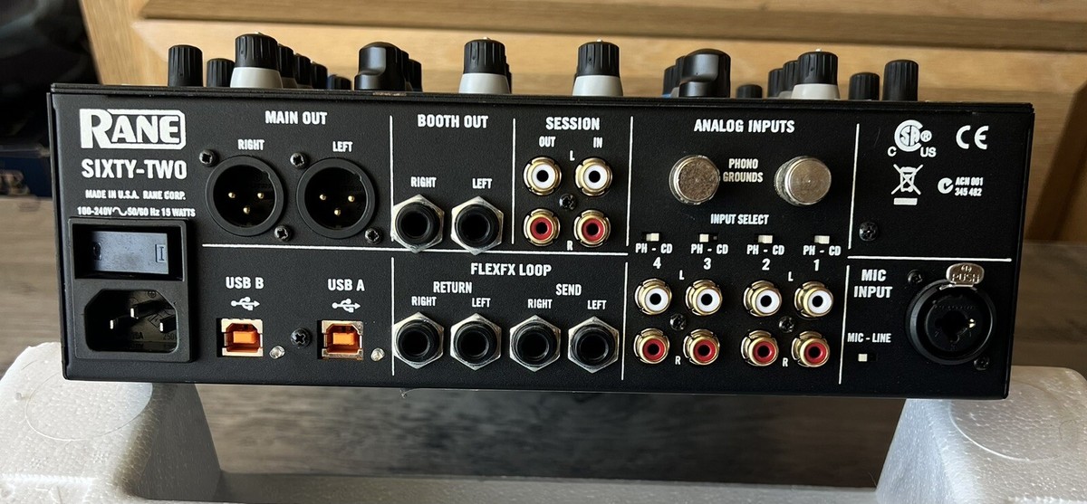 Rane Sixty-Two Mixer - Rane 62 Professional DJ Mixer Rane Sixty-Two Mixer - Rane 62 Professional DJ Mixer