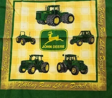 Bandana Nothing Runs Like a Deere John Tractor officially licensed Springs Indus
