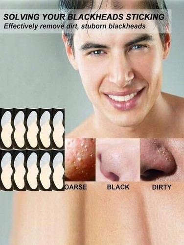 10x Nose Strips Blackhead Removal Large Pore Cleansing Charcoal Nose Pore Strips - Picture 5 of 15