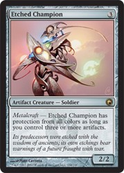 Etched Champion - Scars of Mirrodin #154