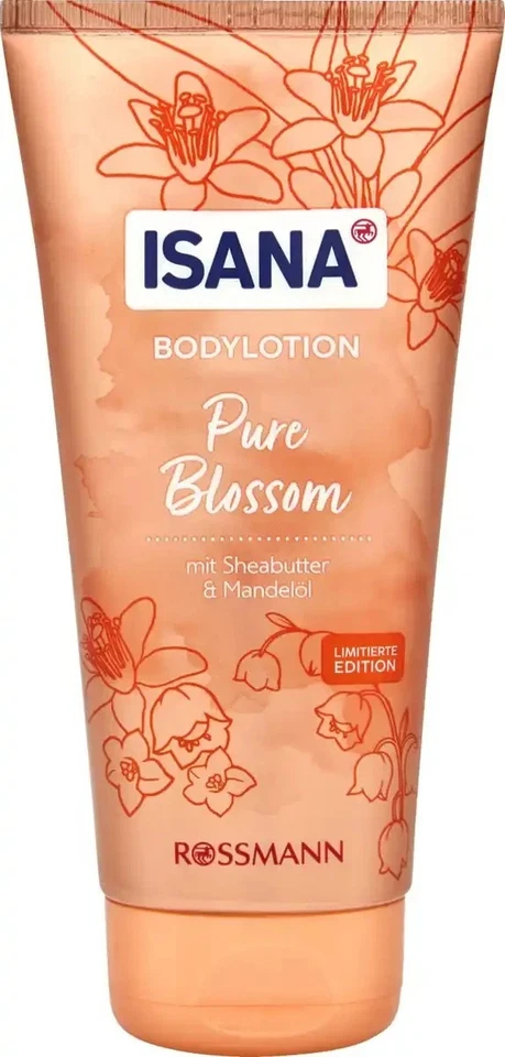 ISANA Körperlotion Pure Blossom 200ml -  Limited Edition - Shea & Mandelöl - Bild 1 von 1