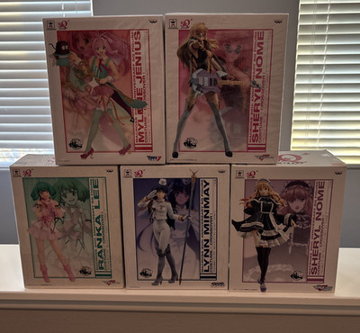 MACROSS SQ FIGURE CROSSOVER LYNN MINMAY RANKA LEE SHERYL NOME MYLENE JENIUS NIB