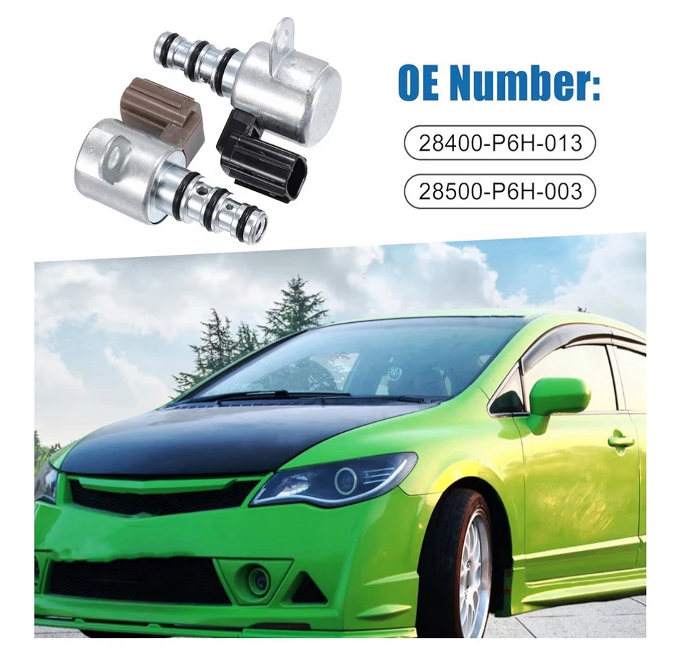 Juego de solenoide de cambio de transmisión Honda Acura A & B marrón y negro Foto 3 de 3