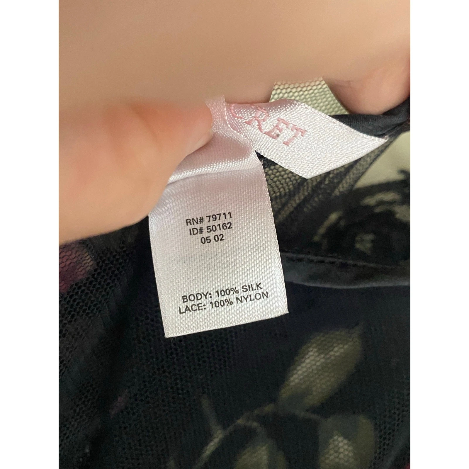 UNDERCOVER Y2K Victorias Secret abito slip seta floreale rose medio pizzo dettagli schiena