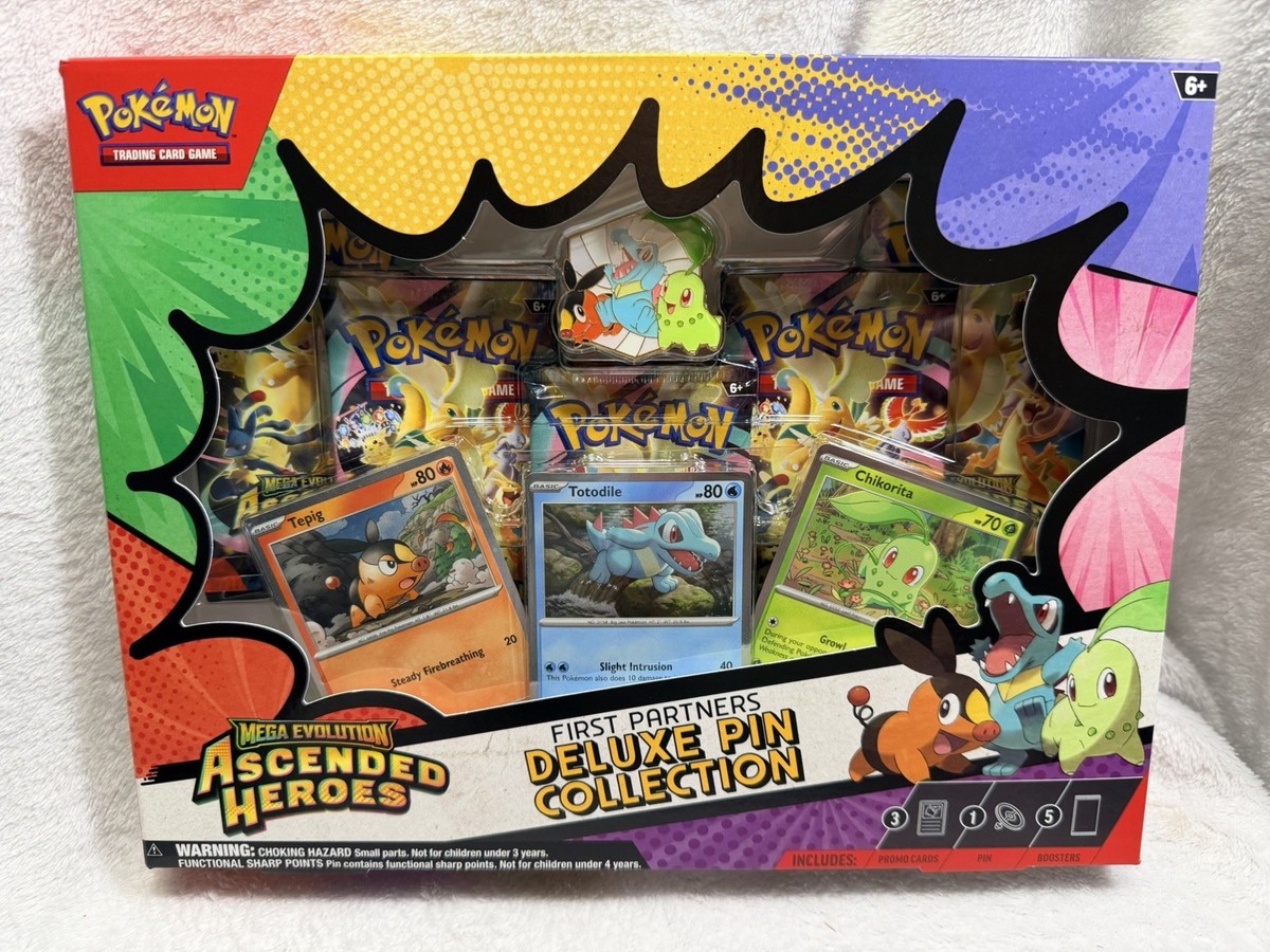 Pokemon Ascended Heroes First Partner Deluxe Pin Collection 3