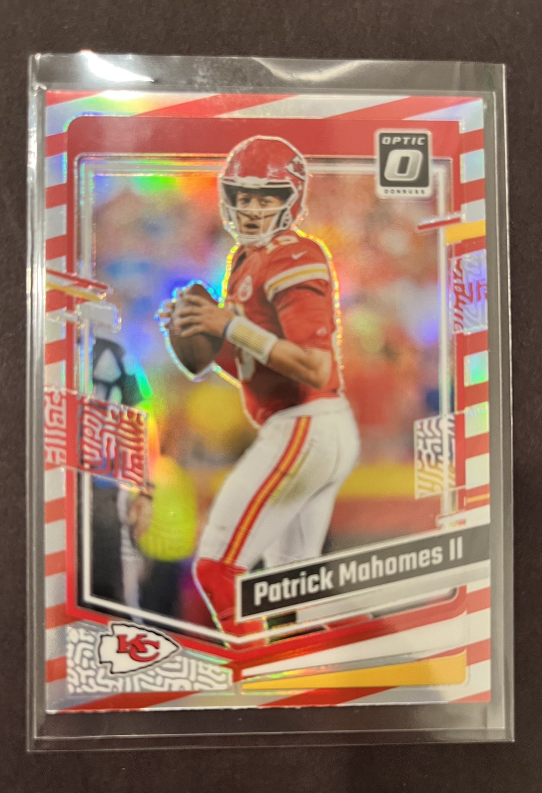 2023 Optic Patrick Mahomes II #93 FREEDOM SSP- KC Chiefs Color Match- Very Rare!