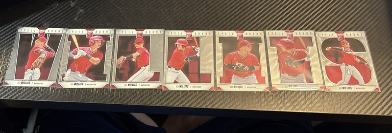 Eli Willits 2026 Donruss Elite Spellbound COMPLETE (7 Card Set) - Nationals