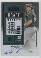 2020 Panini Contenders Draft Ticket Blue 92/99 Sheldon Neuse #112 Auto ni4