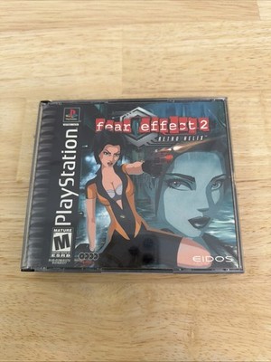 Fear Effect 2: Retro Helix Playstation 1 PS1 2001 Complete CIB w/ Reg VGC DISCS