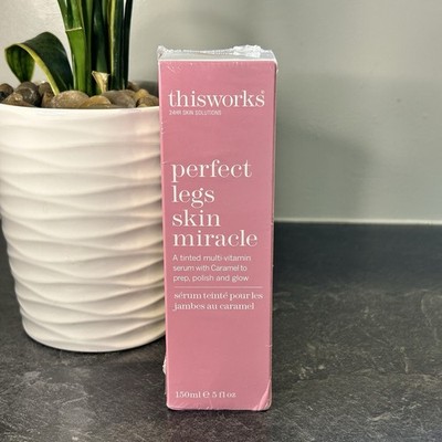 THIS WORKS Perfect Legs Skin Miracle Tinted Serum Vitamin C & E SEALED