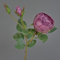 Artplants KüNstliche Rose Miretta, Violett, 60Cm