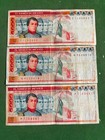 lot of 3 Banco de Mexico 5000 pesos red notes VF — photo 1