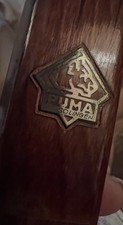 Vintage Puma Solingen Wooden Straight Razor Case Excellent Cond. *FREE SHIPPING*