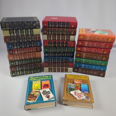 Readers Digest Auswahlbücher 27x Buch Sammlung Romane Klassiker Krimi Hardcover