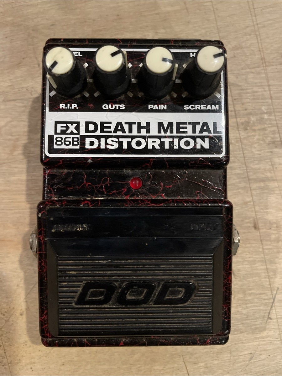 DOD Death Metal Distortion FX86B Guitar Pedal In Good Shape! | eBay