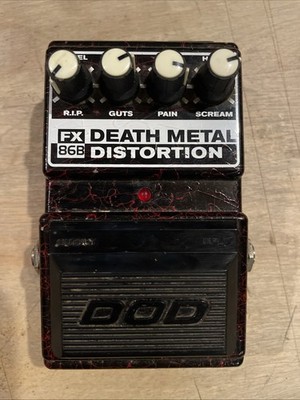 DOD Death Metal Distortion FX86B Guitar Pedal In Good Shape!