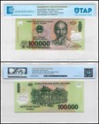 Vietnam 100000 Dong, 2023, P-122t, UNC, Polymer, Authenticated