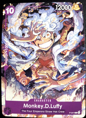 Monkey.D.Luffy P-041 ONE PIECE Card Game NM Purple Common Reprint