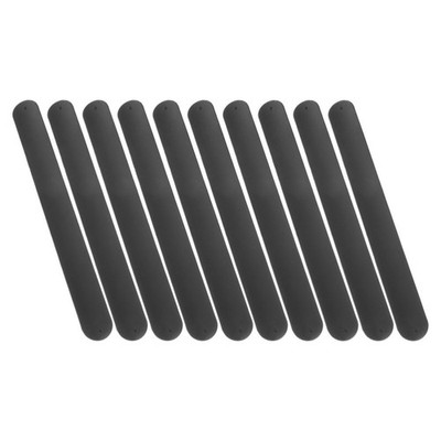  10 Pcs Snap Bands for Kids Slap Bracelets Plain Clapping Party Silicone